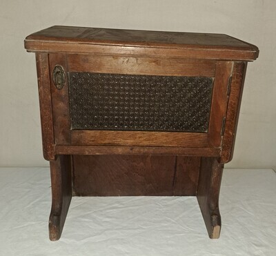 Vintage hangkast in eikenhout