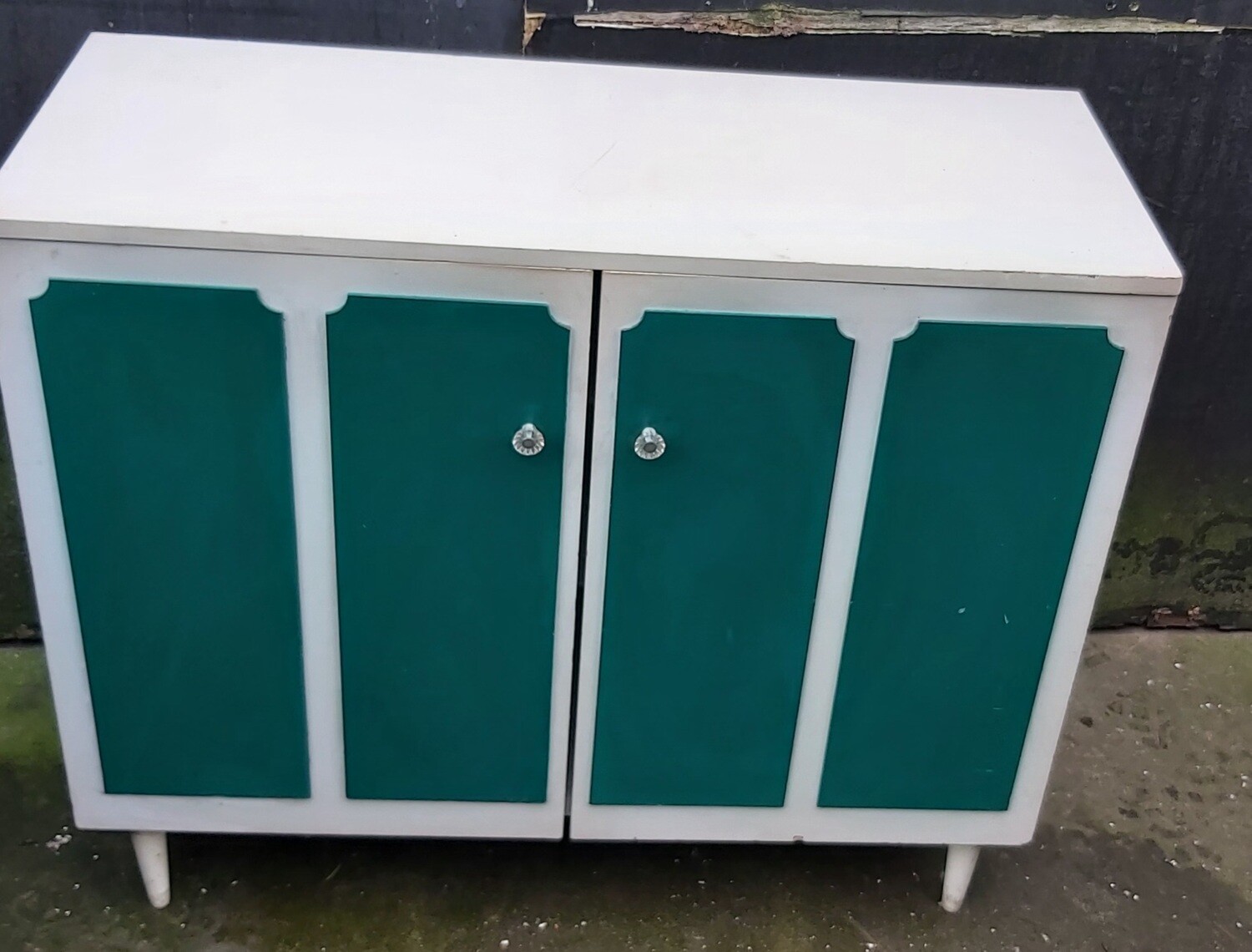 Vintage kast kasten schoenenkast