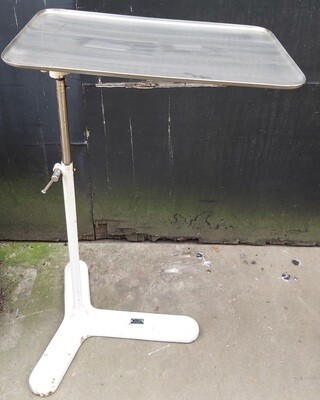Vintage ziekenhuis bedtafel attributen tafel