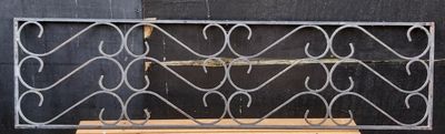 IJzeren ornament raamdecoratie