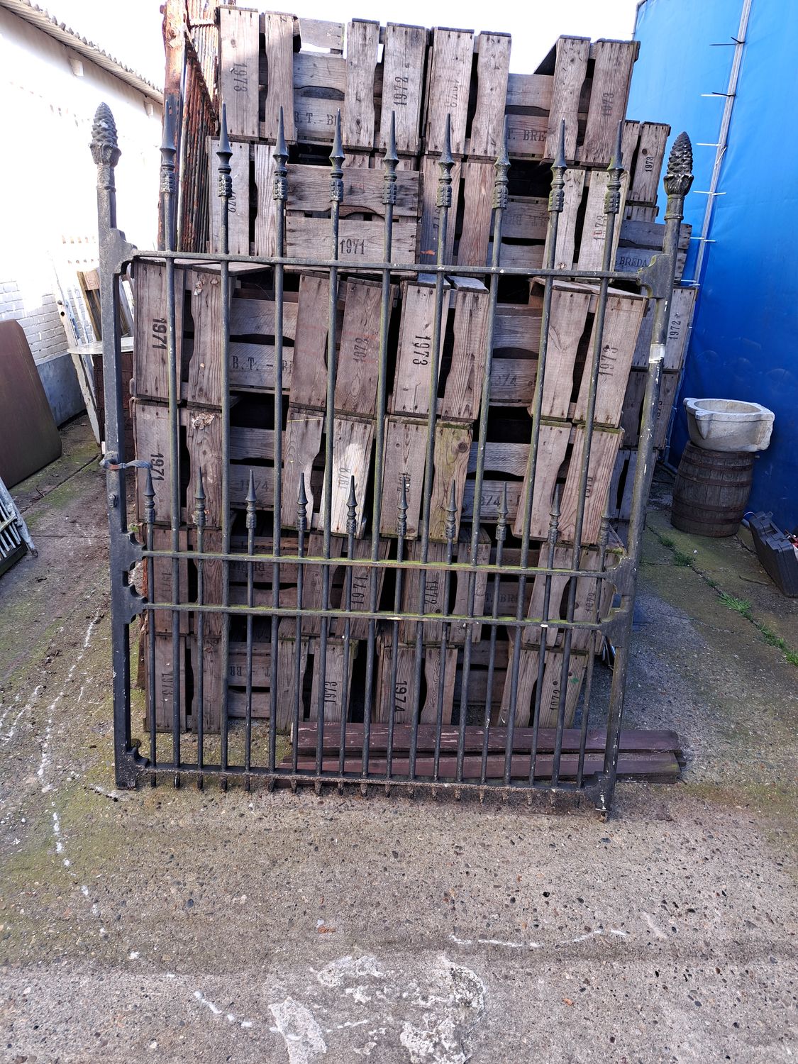IJzeren poort hekken tuinpoort