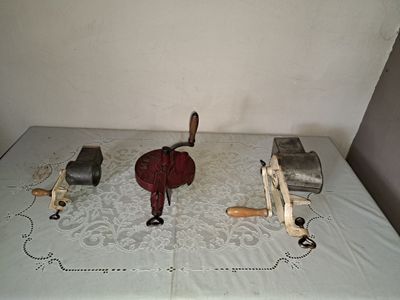 Vintage snijbonenmolen Raspmolens
