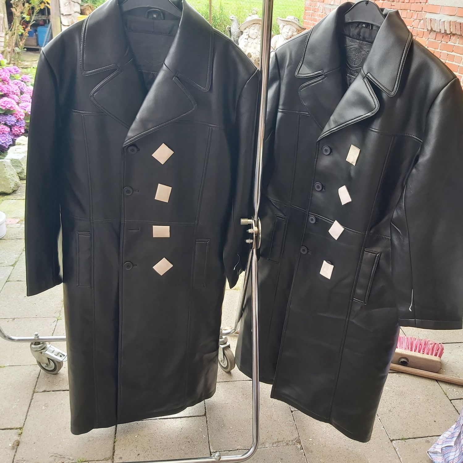 Herenjassen in similileder - verschillende modellen - carnaval