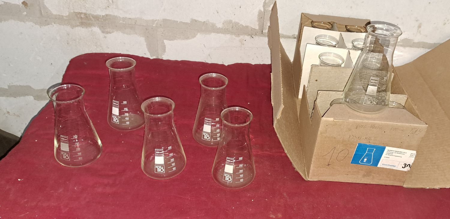 Erlenmeyer - laboglas 300ml