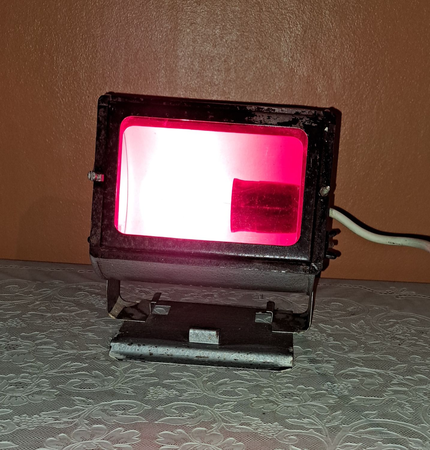Donkere kamer lamp fotografie vintage