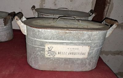 Tuindecoratie zink Jardinière