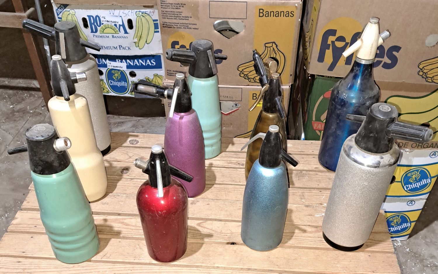 Vintage antiek Spuitfles syphonfles sodaflessen sifonfles fles  flessen