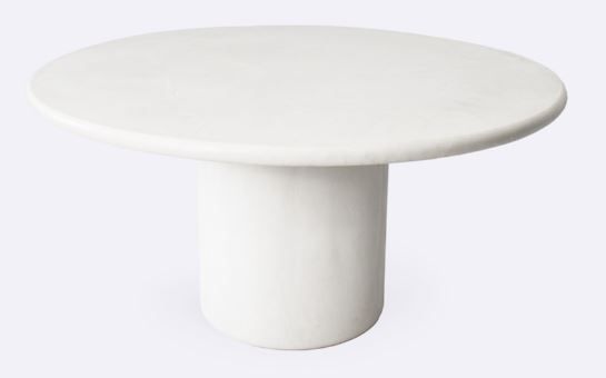 Ronde MORTEX® Eettafel Rodó | Handgemaakte Microcement Design Eettafel