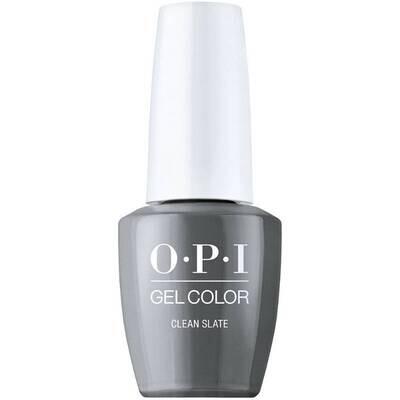 Clean Slate - GelColor - 15ml OPI GelColor Clean Slate – grijze gellak met subtiele glinstering voor een stijlvolle en moderne nagellook.