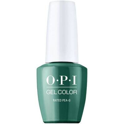 Rated pea-G - GelColor - 15ml OPI GelColor Rated pea-G – groene gellak met glanzende finish voor een frisse en opvallende manicure.
