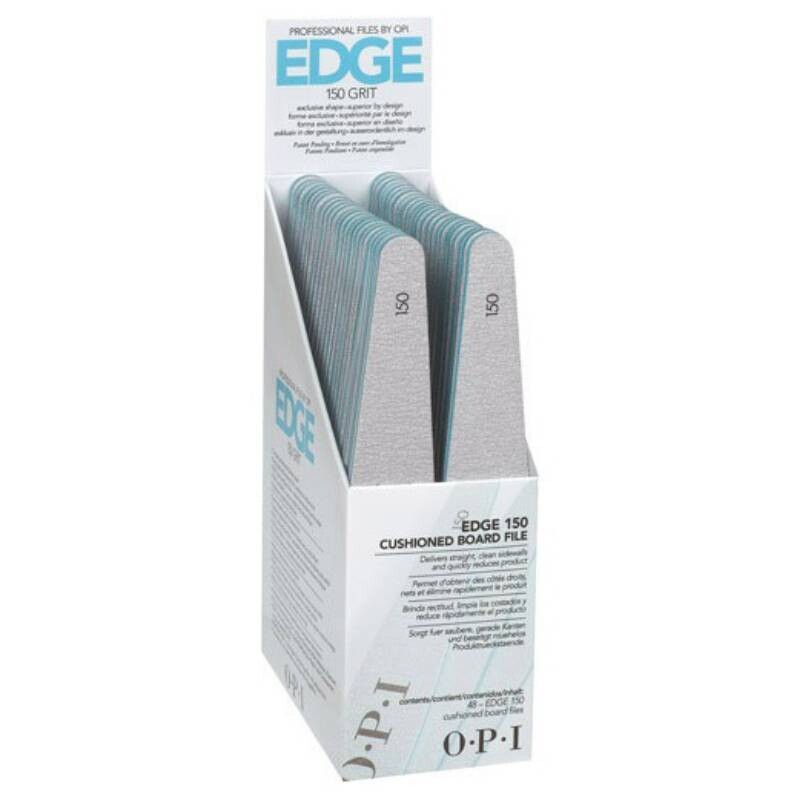 Edge 150 grit display 48 Stück Nagelfeile 150 grit | OPI Nagelfeile | Profi-Nagelfeile | Feile für Kunstnägel | Feile für Gelnägel | grobe Feile | Acryl-Nagelfeile