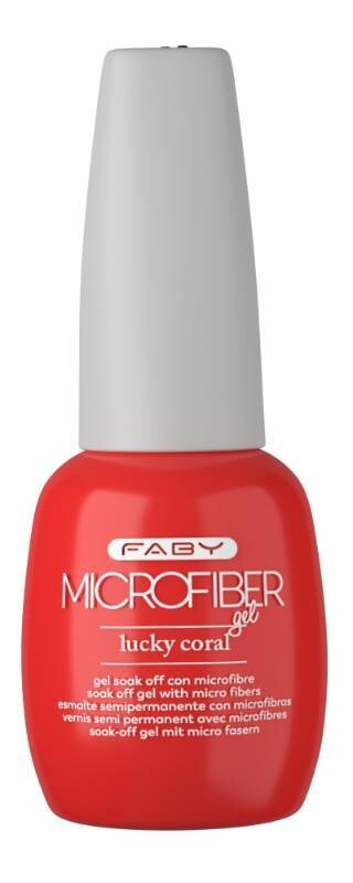 BIAB gel - Microfiber gel FABY - Lucky Coral