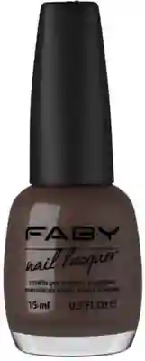 Vernis à ongles vegan brun Faby, vernis à ongles naturel sans substances nocives