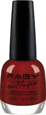 A Rhyme for Roxanne - 15ml Vernis à ongles vegan bordeaux Faby, vernis à ongles naturel sans substances nocives