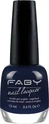 Paris... By Night - 15ml Vernis à ongles vegan bleu Faby, vernis à ongles naturel sans substances nocives