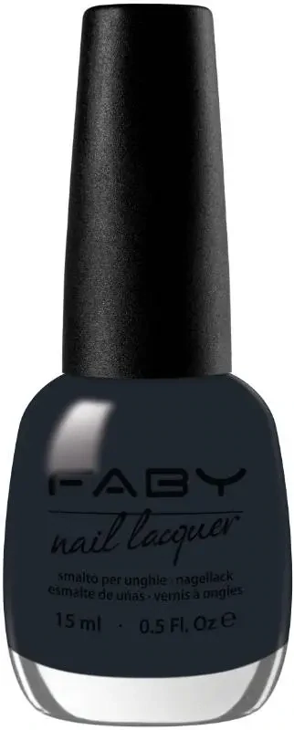 My Darkness - 15ml Blue vegan Nail Polish Faby, natural nail polish without harmful substances
