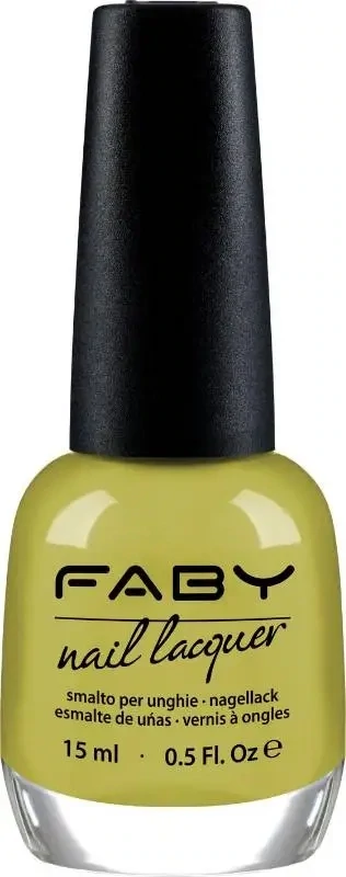Monday: Eight O'Clock! - 15ml Green vegan Nail Polish Faby, natural nail polish without harmful substances