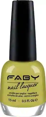 Monday: Eight O'Clock! - 15ml Green vegan Nail Polish Faby, natural nail polish without harmful substances