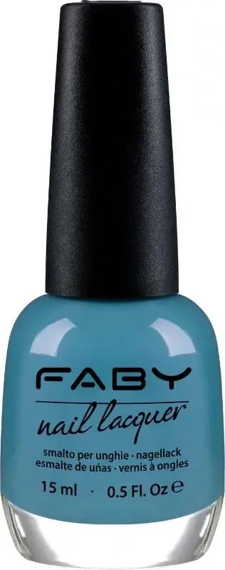 Vernis à ongles vegan bleu Faby, vernis à ongles naturel sans substances nocives