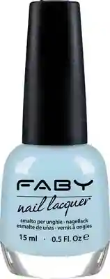 Blue vegan Nail Polish Faby, natural nail polish without harmful substances