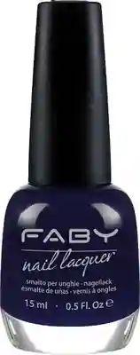 Vernis à ongles vegan bleu Faby, vernis à ongles naturel sans substances nocives