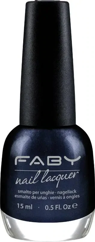 Blauer veganer Nagellack Faby, natürlicher Nagellack ohne Schadstoffe