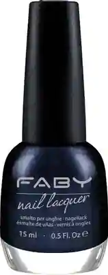 Save the Drive-In - 15ml Blauer veganer Nagellack Faby, natürlicher Nagellack ohne Schadstoffe