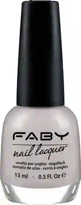 Witte vegan Nagellak Faby, natuurlijke nagellak zonder schadelijke stoffen