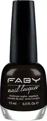 It's not Black. It's Dark. - 15ml Black vegan Nail Polish Faby, natural nail polish without harmful substances