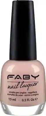 Dusting sugar - 15ml Nude veganer Nagellack Faby, natürlicher Nagellack ohne Schadstoffe