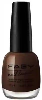 Bruine vegan Nagellak Faby, natuurlijke nagellak zonder schadelijke stoffen