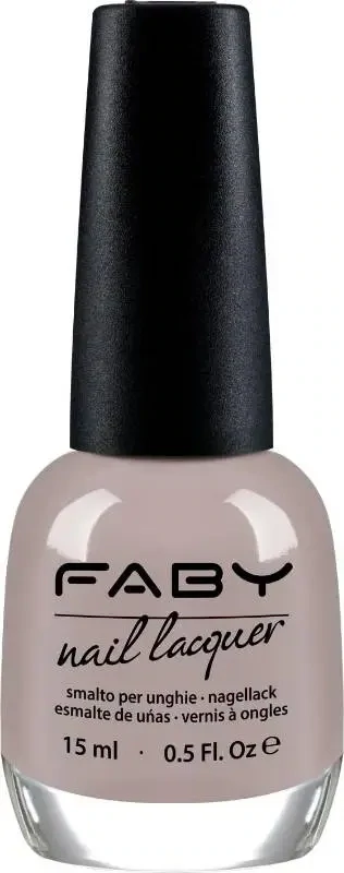 Nude vegan Nail Polish Faby, natural nail polish without harmful substances