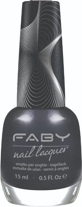 Grey vegan Nail Polish Faby, natural nail polish without harmful substances