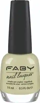Groene vegan Nagellak Faby, natuurlijke nagellak zonder schadelijke stoffen