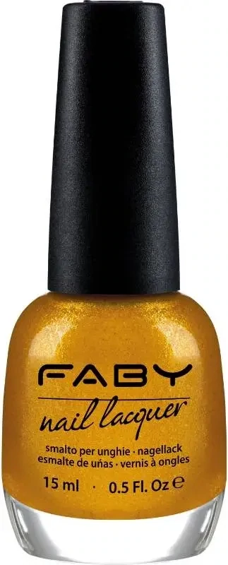 Vernis à ongles vegan jaune Faby, vernis à ongles naturel sans substances nocives