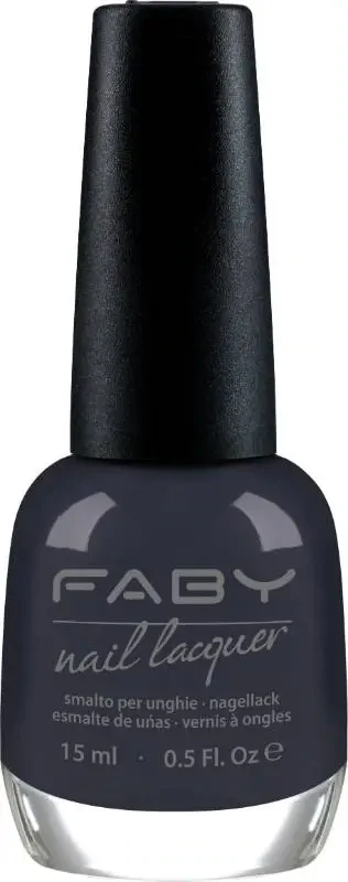 Blauer veganer Nagellack Faby, natürlicher Nagellack ohne Schadstoffe