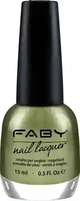 Groene vegan Nagellak Faby, natuurlijke nagellak zonder schadelijke stoffen