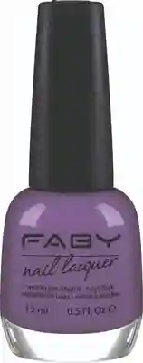 Vincero! - 15ml Violetter veganer Nagellack Faby, natürlicher Nagellack ohne Schadstoffe