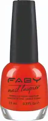 Sweet Tunes - 15ml Rode vegan Nagellak Faby, natuurlijke nagellak zonder schadelijke stoffen