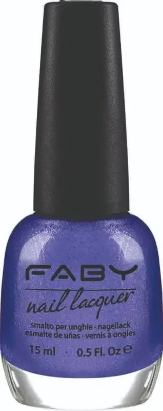 Purple vegan nail polish Faby, natural nail polish without harmful substances