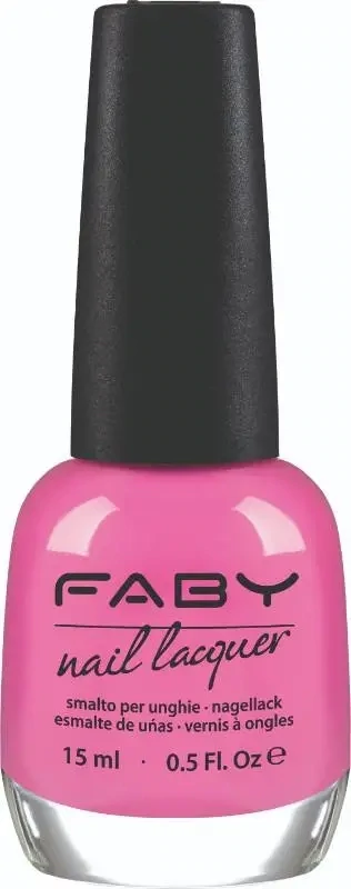 Rosa Veganer Nagellack Faby, natürlicher Nagellack ohne Schadstoffe