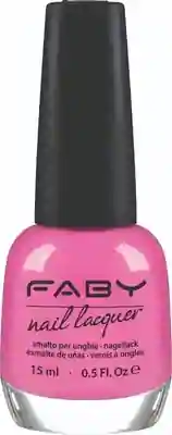 Dedicated to Brigitte - 15ml Vernis à ongles Vegan rose Faby, vernis à ongles naturel sans substances nocives