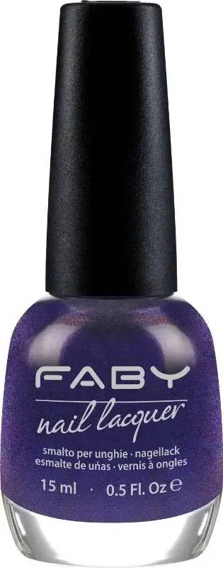 Violetter veganer Nagellack Faby, natürlicher Nagellack ohne Schadstoffe