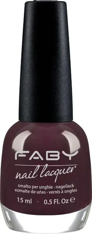 Violetter Veganer Nagellack Faby, natürlicher Nagellack ohne Schadstoffe