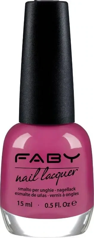 Roter veganer Nagellack Faby, natürlicher Nagellack ohne Schadstoffe