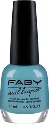Paper Sky - 15ml Blauer veganer Nagellack Faby, natürlicher Nagellack ohne Schadstoffe