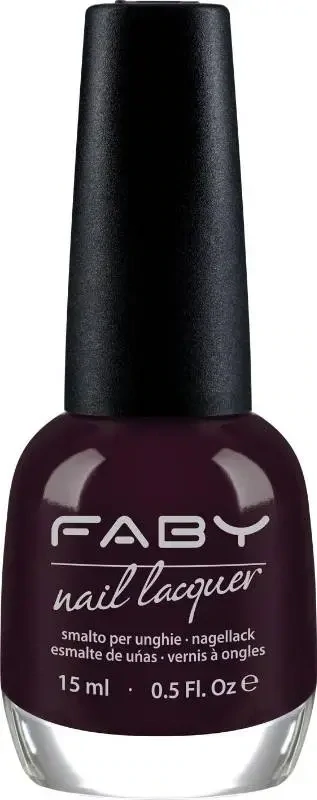 Violetter veganer Nagellack Faby, natürlicher Nagellack ohne Schadstoffe