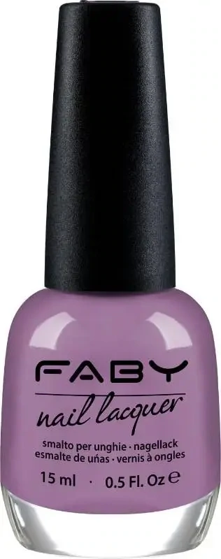 Lila Veganer Nagellack Faby, natürlicher Nagellack ohne Schadstoffe