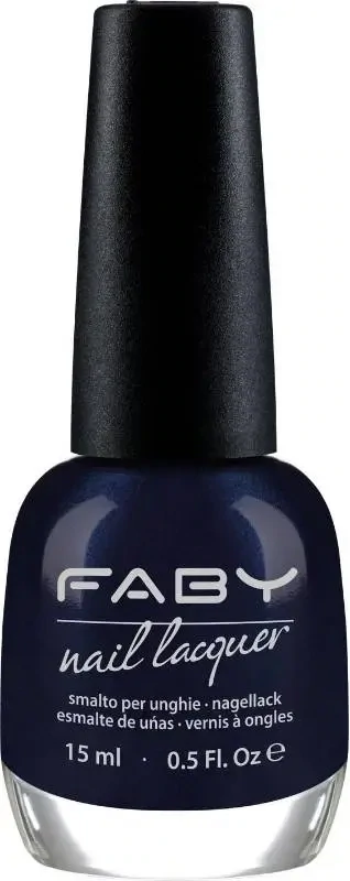 I Want a Falling Star! - 15ml Vernis à ongles vegan bleu Faby, vernis à ongles naturel sans substances nocives