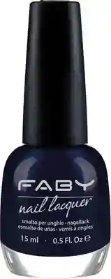 Blauwe vegan Nagellak Faby, natuurlijke nagellak zonder schadelijke stoffen